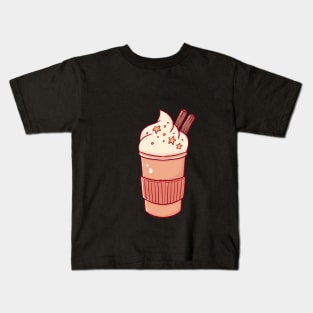 Cute autumn coffee Kids T-Shirt